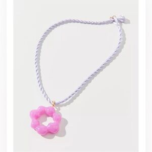 Urban Outfitters | Kaia Abstract Circle Pendant Corded Necklace